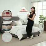 Kingfresh Mattress Spring Vibe Mattress Non Toxic Pocket Spring Luxury With Cotton Fold Dual HR Foam, Memory Foam and Quilted Cover - Image 2