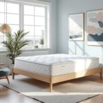 Kingfresh Mattress Sleepzo Non Toxic 6 Inch Bonnell Spring with Cotton Fold Dual HR Foam Quilted Cover