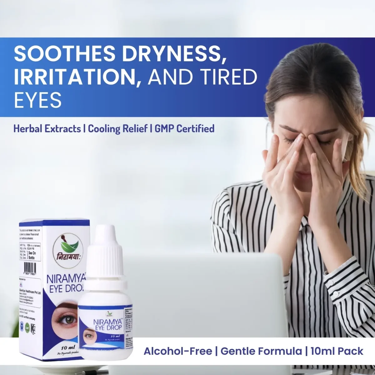 NIRAMYA-Ayurvedic-Eye-Drops-1 NIRAMYA Ayurvedic Eye Drops – Relief for Tired, Itchy & Dry Eyes - Image 2