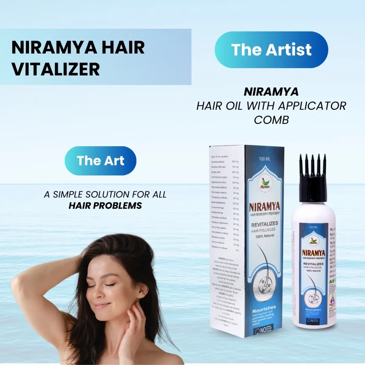 Niramya Hair Growth Vitalizer Oil Niramya Hair Growth Vitalizer Oil