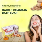 Niramya Herbal Haldi and Chandan Natural Bath Soap - Image 2