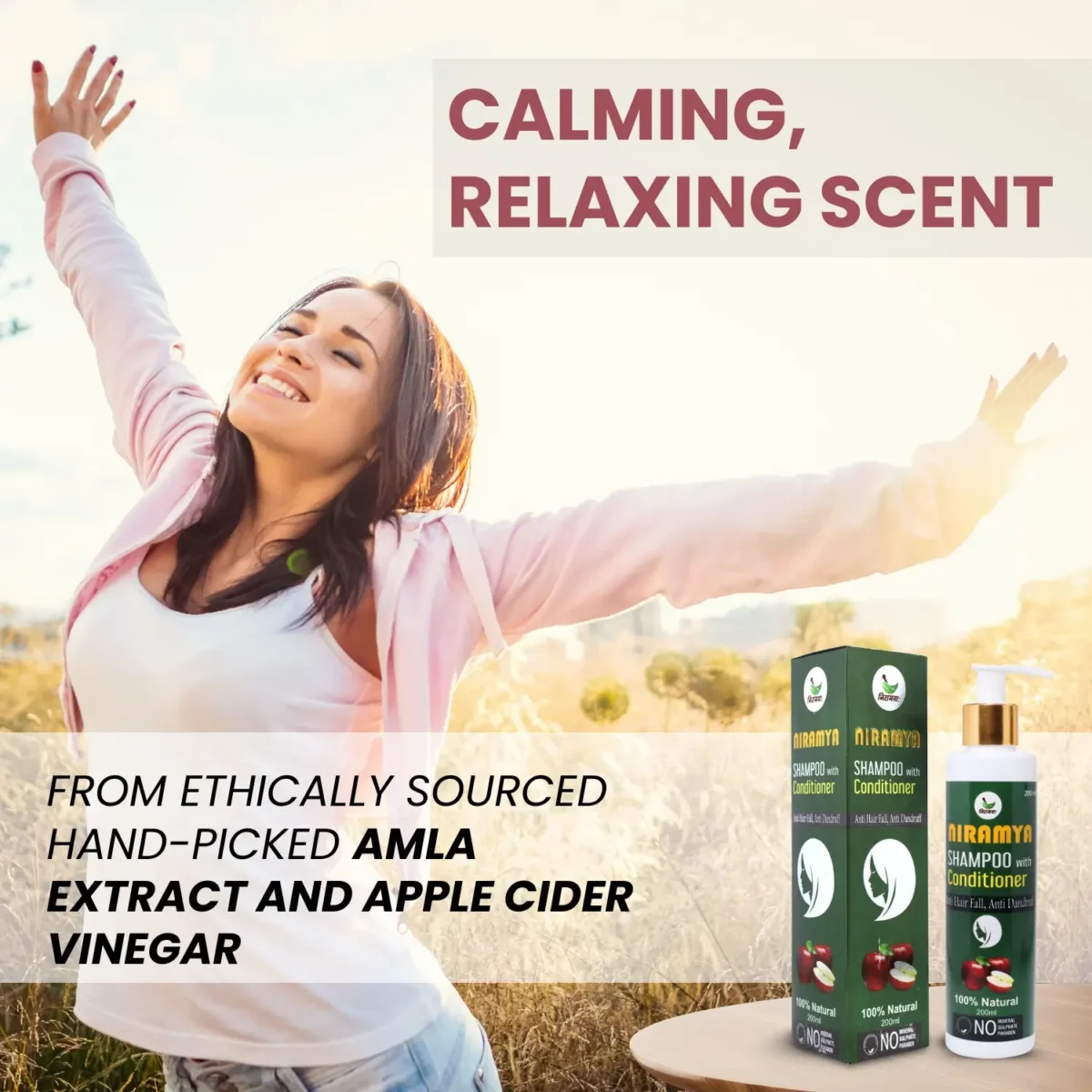 Niramya Natural shampoo with Conditioner Niramya Natural shampoo with Conditioner