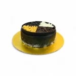 Belgium Crunch Cake by The Gentle Bean – Premium Belgian Chocolate Celebration Cake with Smooth Black Cocoa Frosting - Image 2