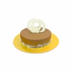 Chocolate Hazelnut Cake Velvety Dark Chocolate Frosting with White Chocolate Loops & Coconut Flakes (2)