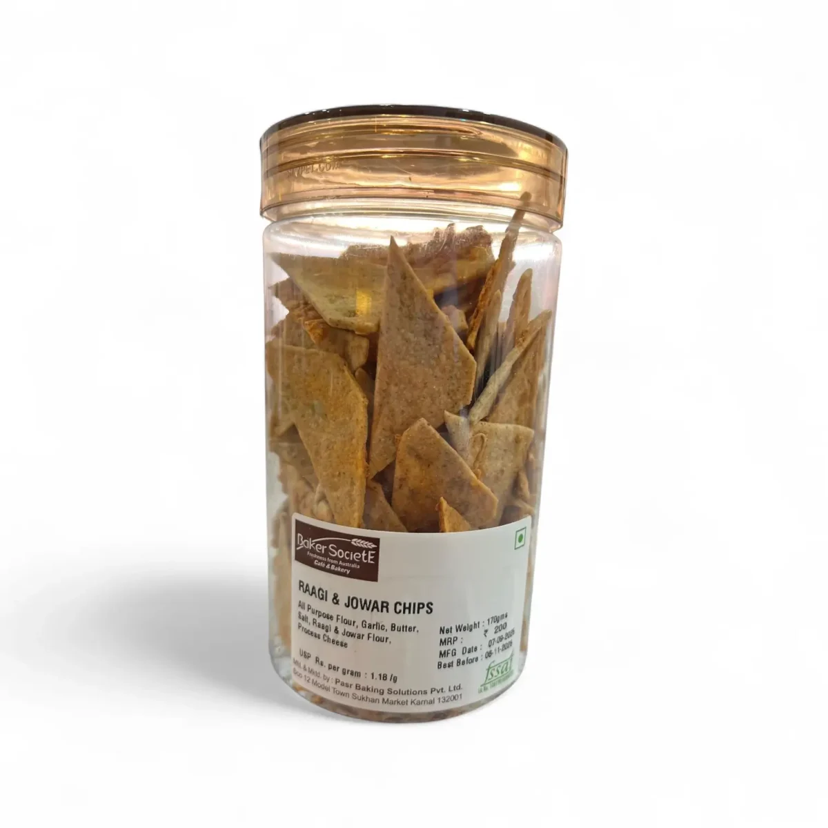 Ragi Jowar Chips Crispy Multigrain Garlic Butter Snacks with Ragi, Sorghum & All-Purpose Flour (2) Ragi Jowar Chips Crispy Multigrain Garlic Butter Snacks with Ragi, Sorghum & All-Purpose Flour (2)