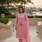 Pure Organza Suit Set with Handwork & Lace Dupatta: Exquisite Ethnic Ensemble by Sonika Signature for Festive Grace