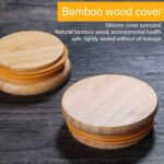 Premium High Borosilicate Glass Oil Bottle 900ml with Scale | Leakproof Bamboo Lid & Dustproof Spout | Heat-Resistant...