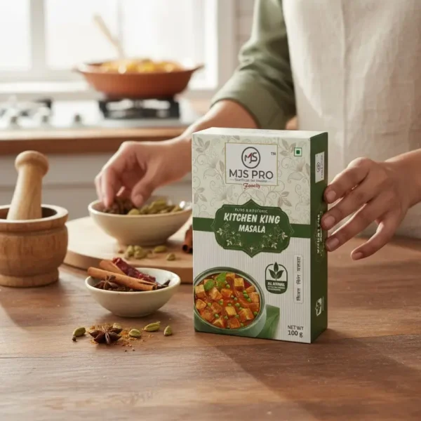 MJS Pro Kitchen King Masala – Premium All-in-One Indian Curry Masala | Pure, Hygienic & Restaurant-Style Taste - Fr...