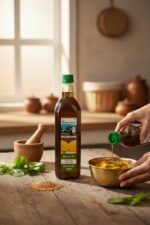 Bhanu Agro Yellow Mustard Oil 1000ML – 100% Pure Wood & Cold Pressed Sarso Tel | Unrefined, Natural, Chemical-Free ...