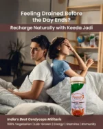 Nourislif Cordyceps Militaris (Keedajadi) – 100% Lab-Grown Himalayan Cordyceps | Energy, Stamina, Immunity Booster ...