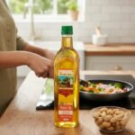 Bhanu Agro Peanut Oil 1000ML – 100% Pure Wood & Cold Pressed Groundnut Oil | Unrefined, Natural, Heart-Healthy Cook...