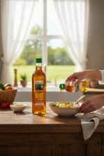 Bhanu Agro Peanut Oil 1000ML – 100% Pure Wood & Cold Pressed Groundnut Oil | Unrefined, Natural, Heart-Healthy Cook...