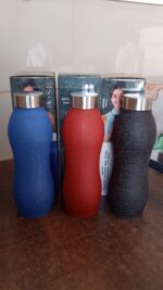 Stainless Steel Water Bottle (1000ML / Mix Colour / 1 Pc / Crocodile) - Fabric Detail by Nari Haat, Indian ethnic wea...