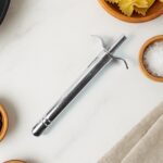 Apex Majestic Stainless Steel Gas Lighter - Front View by Nari Haat, Indian ethnic wear, women clothing, designer suit