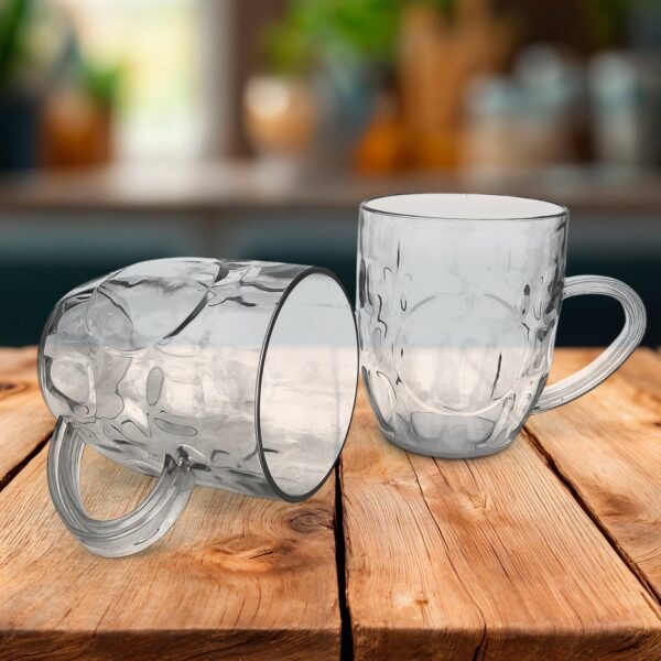 Apex Shake Mug Set – 2 Pieces Durable Plastic Mugs (350ml) Approx - Front View by Nari Haat, Indian ethnic wear, wo...