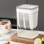 2 in 1 Yogurt Strainer with Storage Box – 1100ml (Plastic + Steel) - Closeup Embroidery by Nari Haat, Indian ethnic...