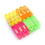 Multicolour Plastic Cloth Drying Clips
