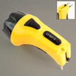 Rechargeable LED Torch Flashlight – High-Power Handheld Emergency Light Built-in Plug - Closeup Embroidery by Nari ...