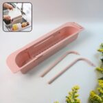 Over-Sink Expandable Sink Caddy with Dual Towel Bar & Drip Tray - Neckline Detail by Nari Haat, Indian ethnic wear, w...