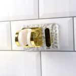 Wall Mounted Broom & Mop Holder with Strong Grip Clips - Front View by Nari Haat, Indian ethnic wear, women clothing,...