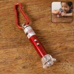 4-in-1 Laser Light Keychain Flashlight
