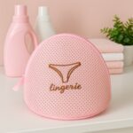 Lingerie Wash Bag – Dome-Shaped Protective Mesh Laundry Pouch with Zip Closure (1 Pc) - Front View by Nari Haat, In...