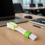 3-in-1 Blind, AC Vent & Keyboard Gap Cleaner - Closeup Embroidery by Nari Haat, Indian ethnic wear, women clothing, d...