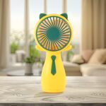 Rechargeable Mini Handheld Fan (1 Pc) - Closeup Embroidery by Nari Haat, Indian ethnic wear, women clothing, designer...