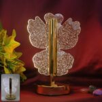 Luxury Crystal Table Lamp (1 Pc) - Front View by Nari Haat, Indian ethnic wear, women clothing, designer suit