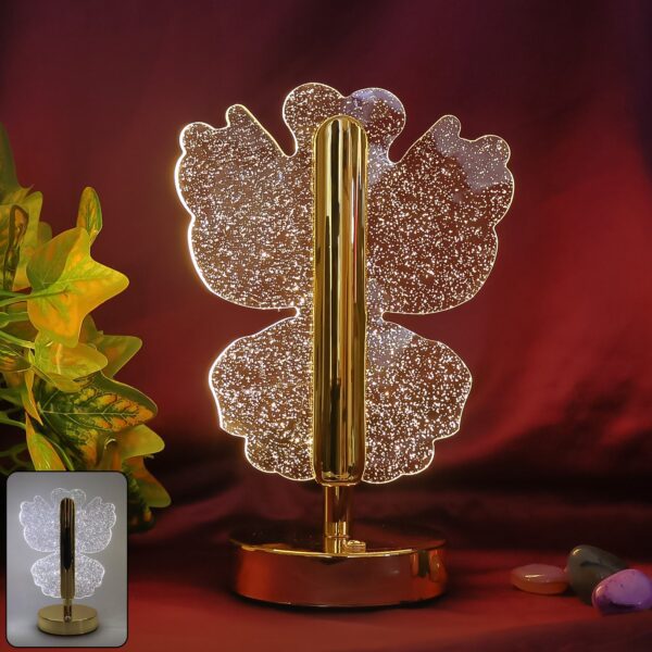 Luxury Crystal Table Lamp (1 Pc) - Front View by Nari Haat, Indian ethnic wear, women clothing, designer suit
