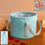 Soaking Feet Foldable Foot Tub Portable Bath Bag (1 Pc) - Front View by Nari Haat, Indian ethnic wear, women clothing...