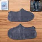 Waterproof Silicone Shoe Covers for Kids (1 Pair) - Front View by Nari Haat, Indian ethnic wear, women clothing, desi...