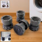 Adjustable Anti-Vibration Pads for Washing Machine and Refrigerator Base (4 Pc) - Front View by Nari Haat, Indian eth...