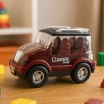 Friction-Powered Classic Jeep Toy Car for Kids (1 Pc) - Front View by Nari Haat, Indian ethnic wear, women clothing, ...