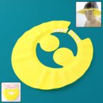 Adjustable Baby Shower Cap (1 Pc) - Front View by Nari Haat, Indian ethnic wear, women clothing, designer suit