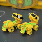 Adjustable Dry Skates for Kids (1 Pair) - Front View by Nari Haat, Indian ethnic wear, women clothing, designer suit