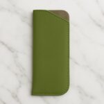 Slim PU Leather Glasses Sleeve - (1 Pc) - Front View by Nari Haat, Indian ethnic wear, women clothing, designer suit