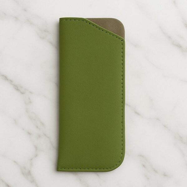 Slim PU Leather Glasses Sleeve - (1 Pc) - Front View by Nari Haat, Indian ethnic wear, women clothing, designer suit