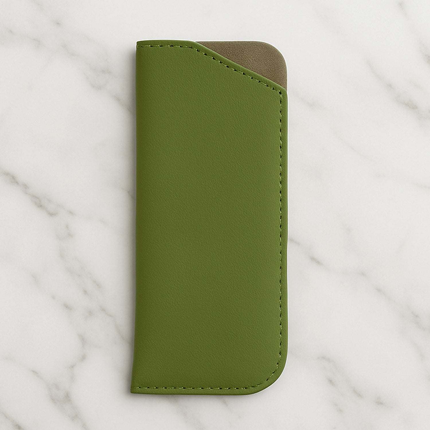 01_20528e98-0cff-4977-a814-127ff8f6170a.jpg Slim PU Leather Glasses Sleeve - (1 Pc) - Front View by Nari Haat, Indian ethnic wear, women clothing, designer suit