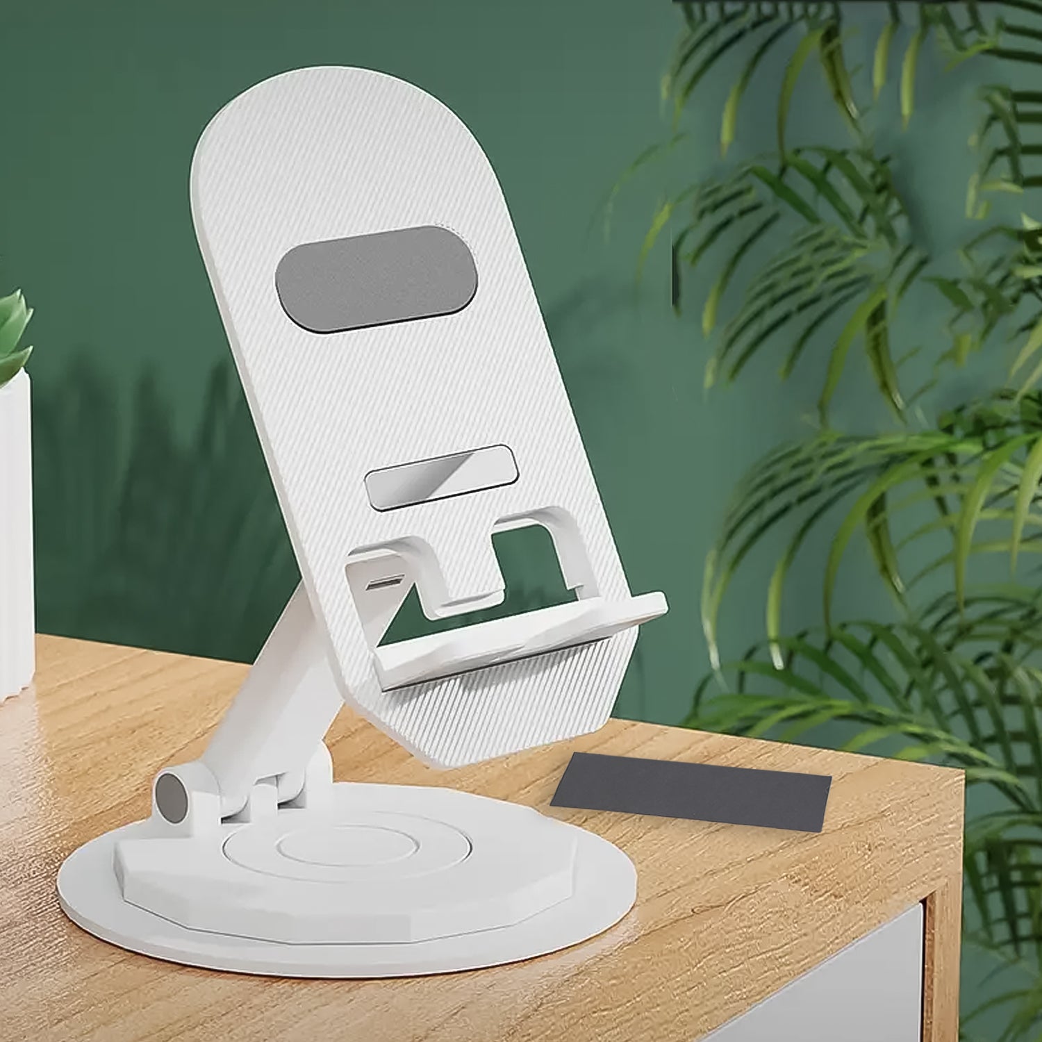 01_341d753e-f329-4998-9b8b-7c36ca3893f6.jpg Mobile Stand Foldable & 360° Rotatable Mobile Stand (1 Pc) - Front View by Nari Haat, Indian ethnic wear, women clot...