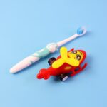 Kids Toothbrush and Helicopter Toy Set - Front View by Nari Haat, Indian ethnic wear, women clothing, designer suit