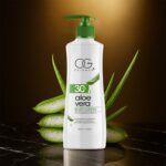 OG Beauty Science Aloe Vera Body Lotion (350ML / 1 Pc) - Front View by Nari Haat, Indian ethnic wear, women clothing,...