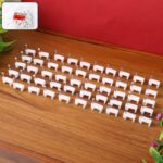 8mm Nail Cable Clips Set (50 Pc) - Closeup Embroidery by Nari Haat, Indian ethnic wear, women clothing, designer suit