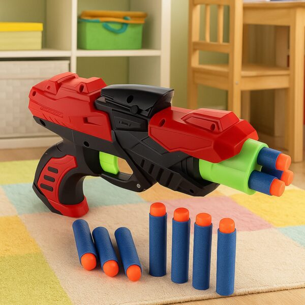 X Launcher Soft Bullet Dart Gun Toy for Kids Set - Front View by Nari Haat, Indian ethnic wear, women clothing, desig...