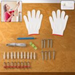 Comprehensive DIY Wall Mounting Kit - Front View by Nari Haat, Indian ethnic wear, women clothing, designer suit