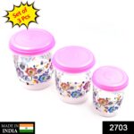 3 Pc Storage Container used in all kinds of places including household - Closeup Embroidery by Nari Haat, Indian ethn...