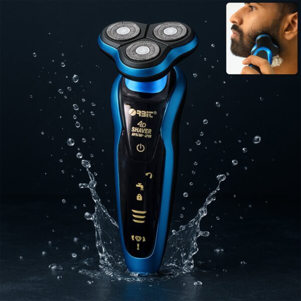 Orbit 4D Rechargeable Electric Shaver (1 Pc) - Front View by Nari Haat, Indian ethnic wear, women clothing, designer ...