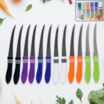 Stainless Steel Multipurpose Serrated Knife Set (12 Pc) - Front View by Nari Haat, Indian ethnic wear, women clothing...