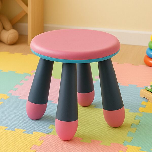 Foldable Baby Stool used in all kinds of places, specially made for kids - Front View by Nari Haat, Indian ethnic wea...