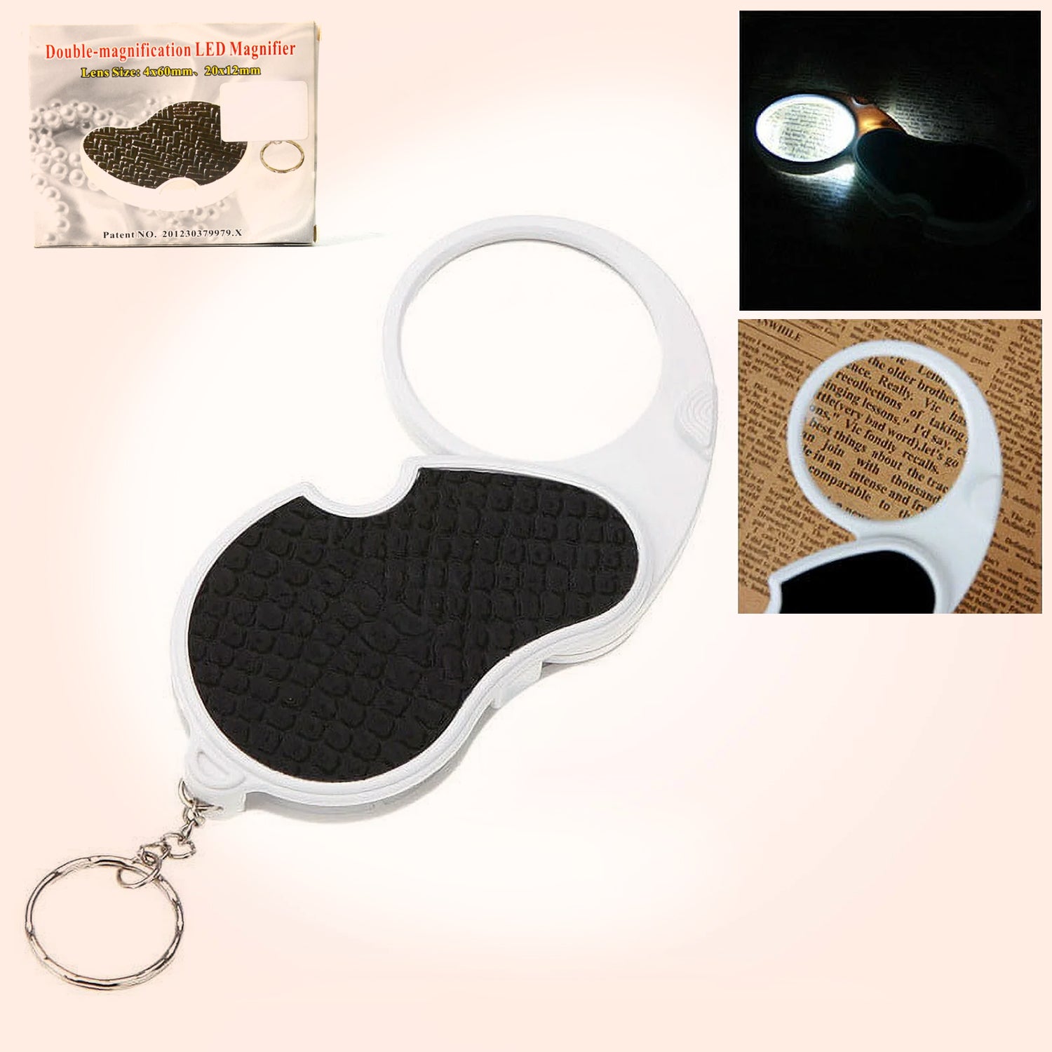01_59bc19b8-9655-4dc6-8c37-f2878d65eb28.jpg Double-Magnification Led Magnifiers with Light (1 Pc / Big) - Front View by Nari Haat, Indian ethnic wear, women clot...